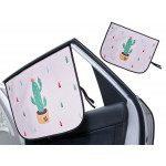 Magnetická záclona kryt okna auta kaktus