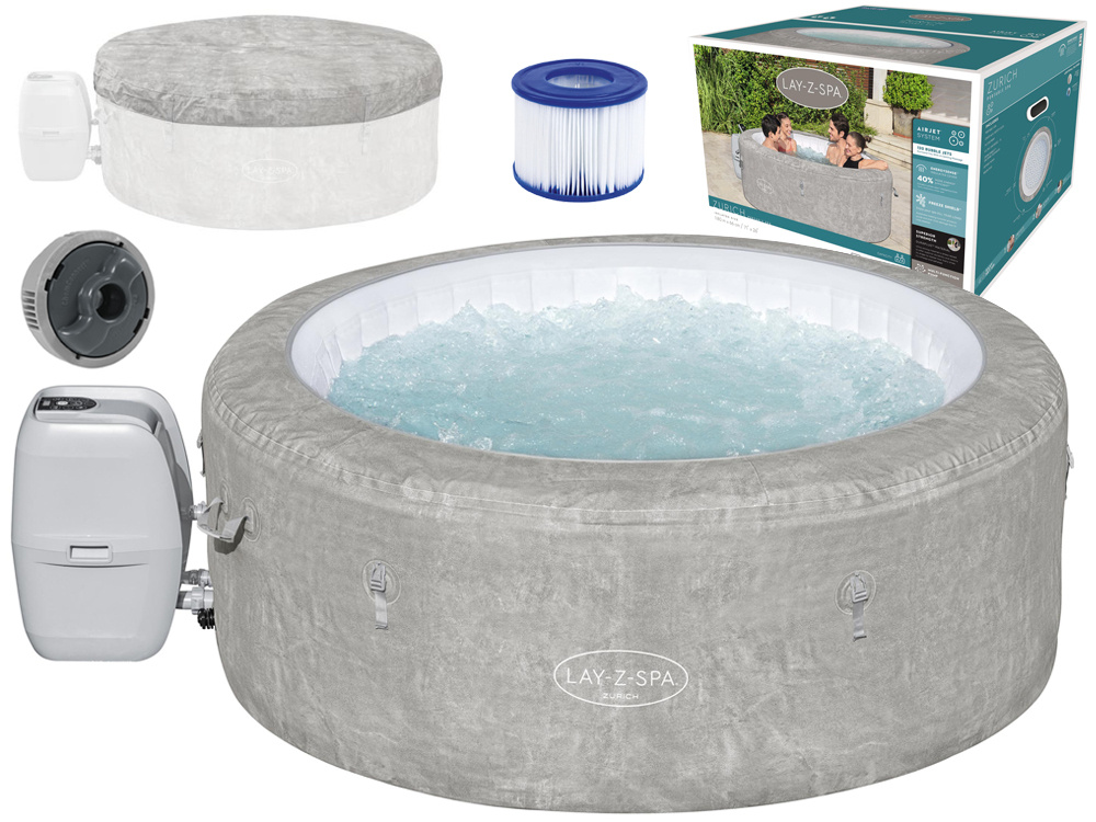 Bestway Nafukovacia Bestway Vírivka Lay-Z-Spa Zurich Jacuzzi