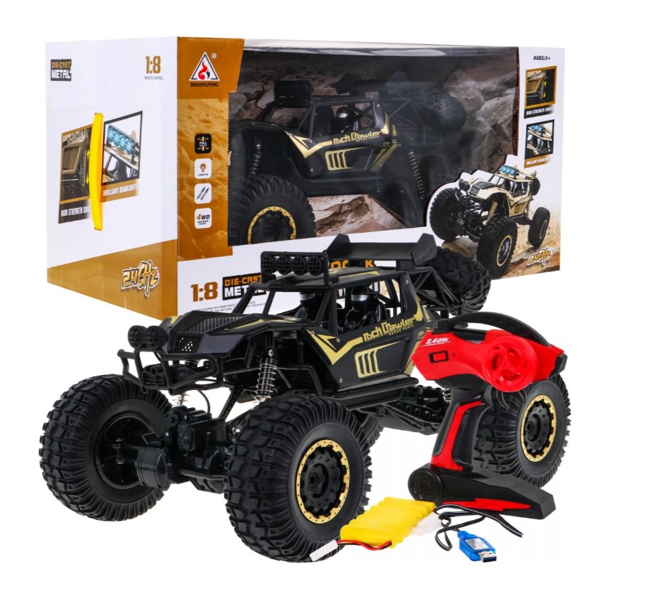 RAMIZ Terénne auto - Metal Mega Crawler 1:8