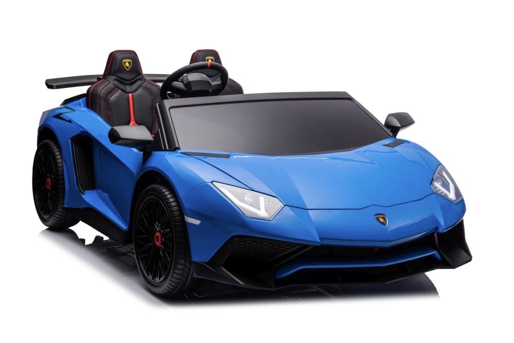 LEAN CARS Elektrické autíčko Lamborghini XXL - 200W 24V - dvojmiestne - modré - 200W - 24V/14Ah - 2023