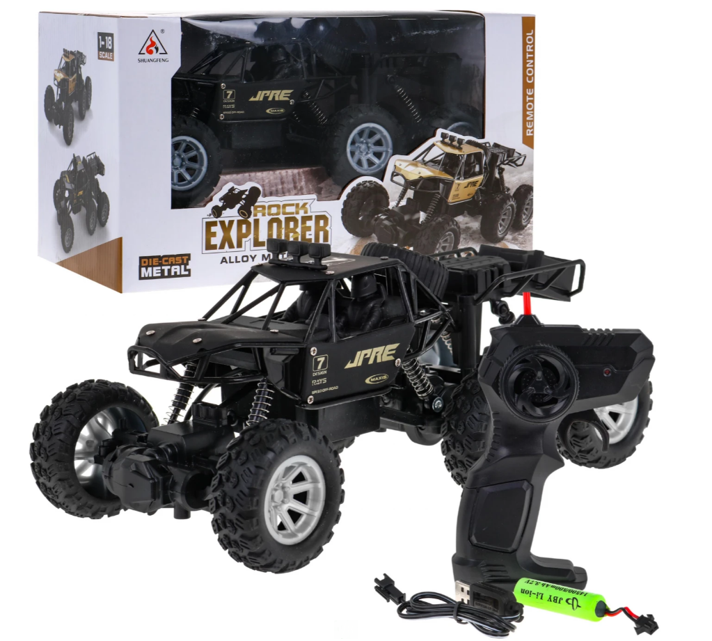 Ramiz Terénne Auto R/C Rock explorer 4x4 1:18