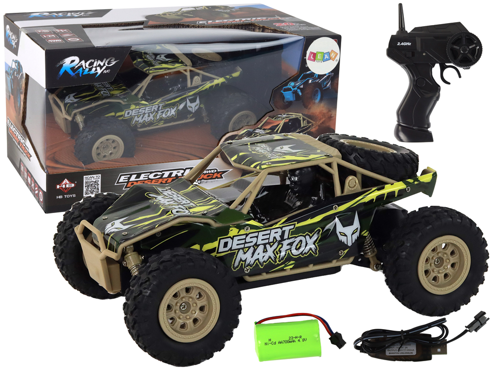 Lean Toys Zelené terénne auto R/C – 1:24